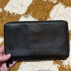 Coach Check Book Wallet